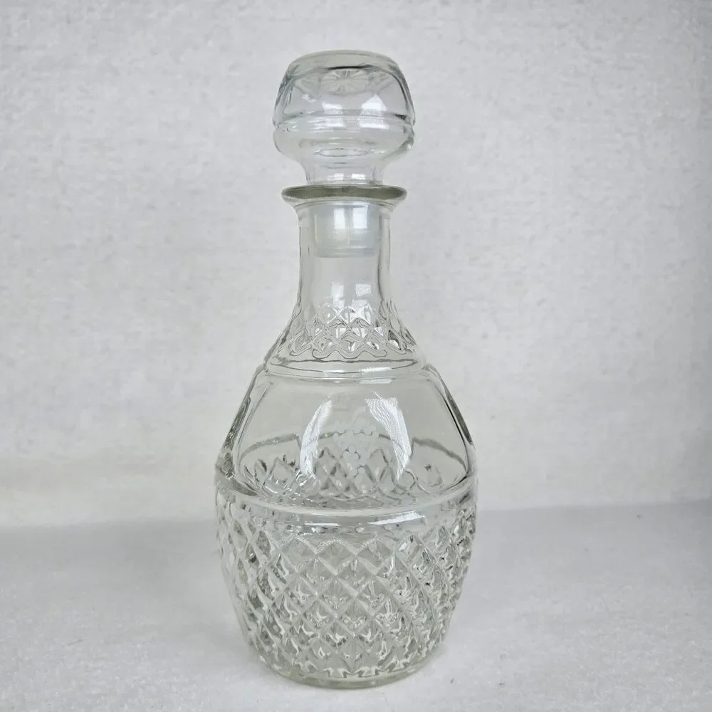 Vintage Princess House Decanter And Stopper PHC4 Diamond Cut